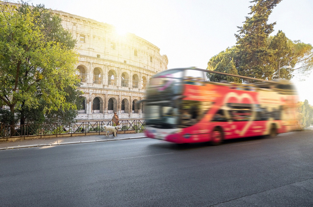 The Colosseum in Rome seen from outside